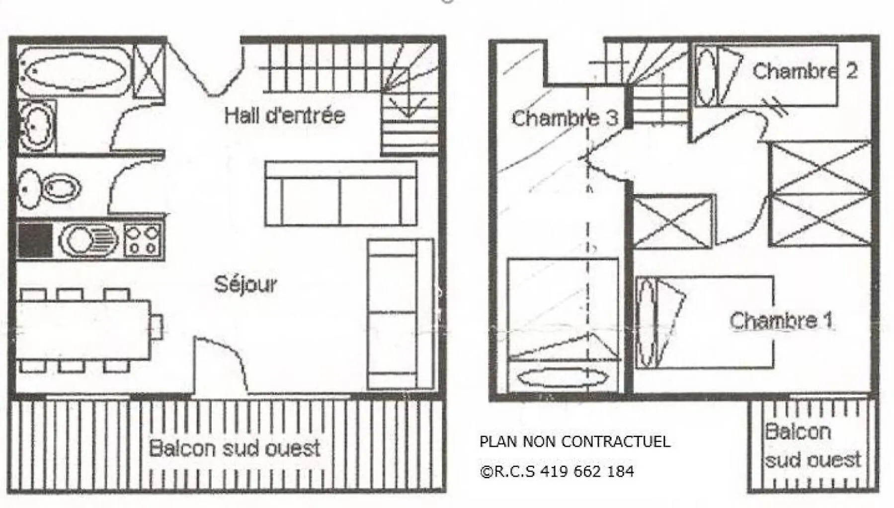 Residence Necou - Grand Duplex Renove Pour 6 Personnes Mae-3904 Saint-Martin-de-Belleville Lejlighed